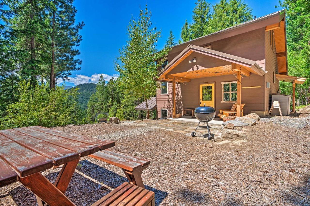 Private Leavenworth Cabin With Mtn Views And Fire Pit Exterior foto