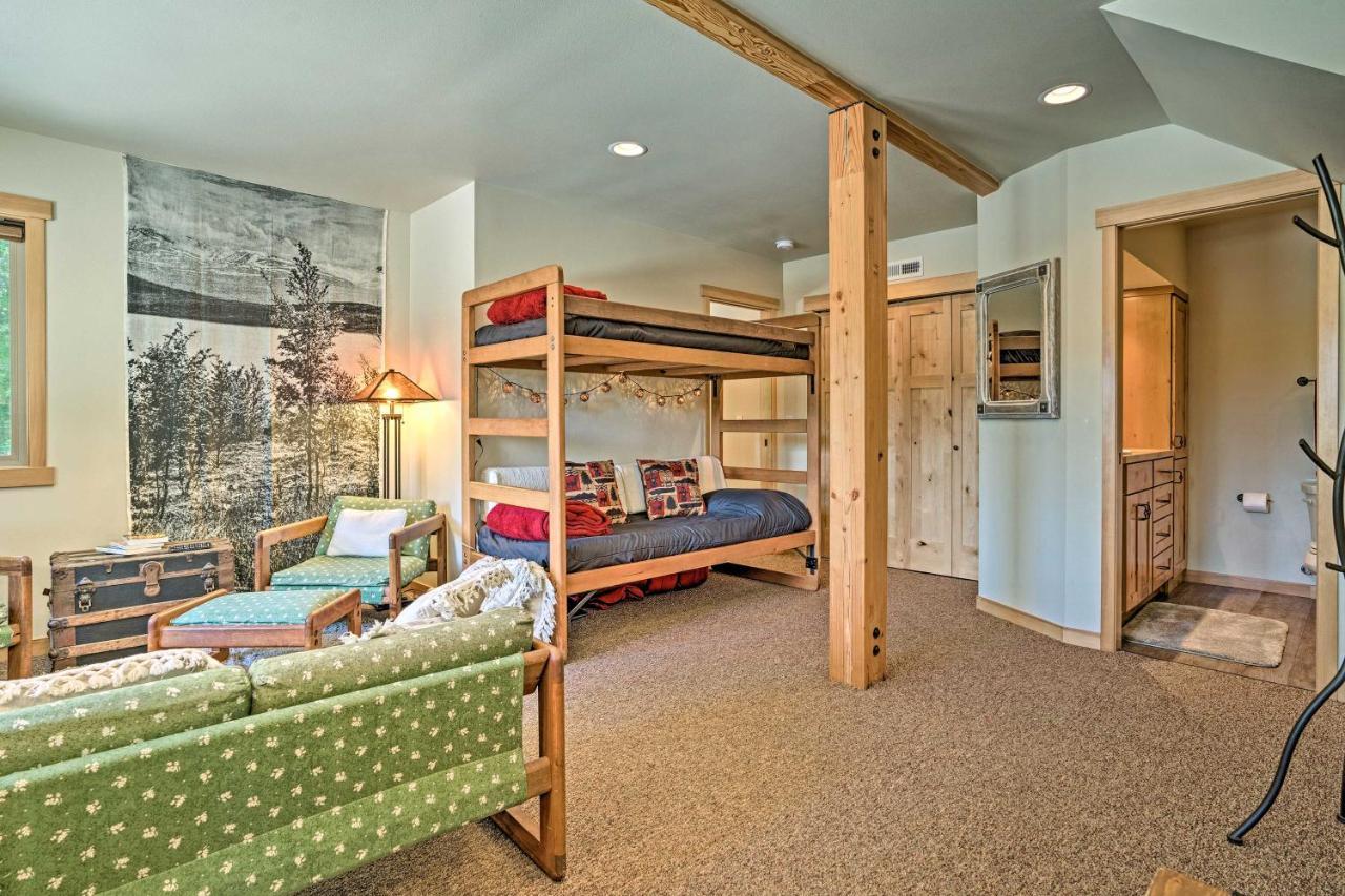 Private Leavenworth Cabin With Mtn Views And Fire Pit Exterior foto
